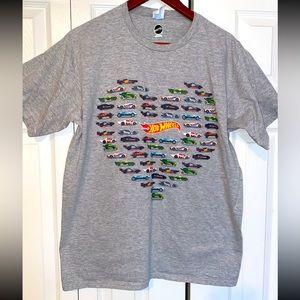 Mattel Gray Hot Wheels Graphic Tee